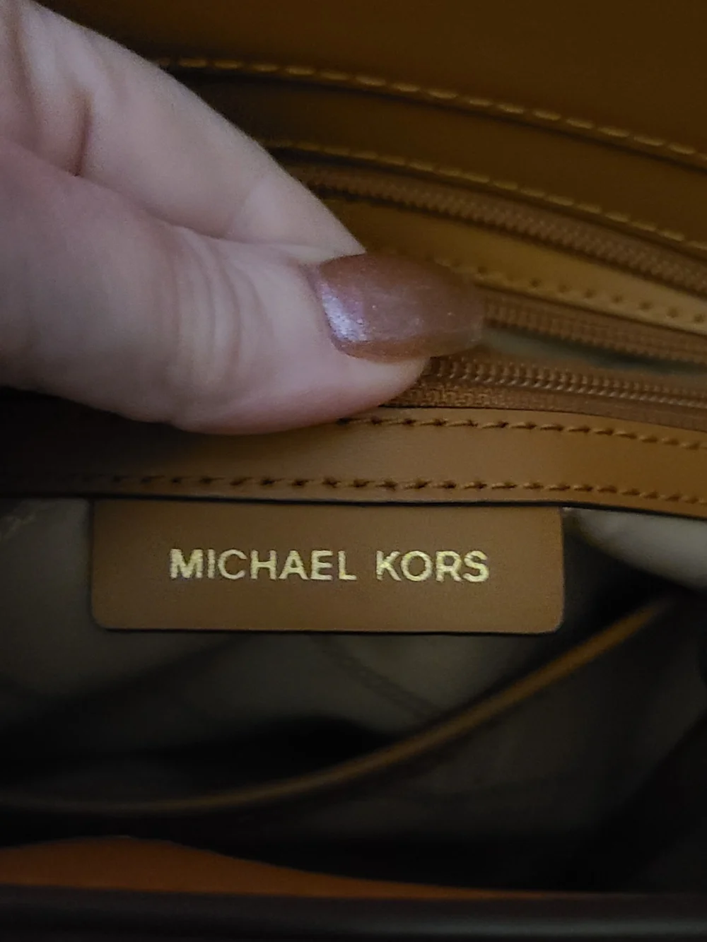Michael Kors Black/Brown Signature Shoulder Bag